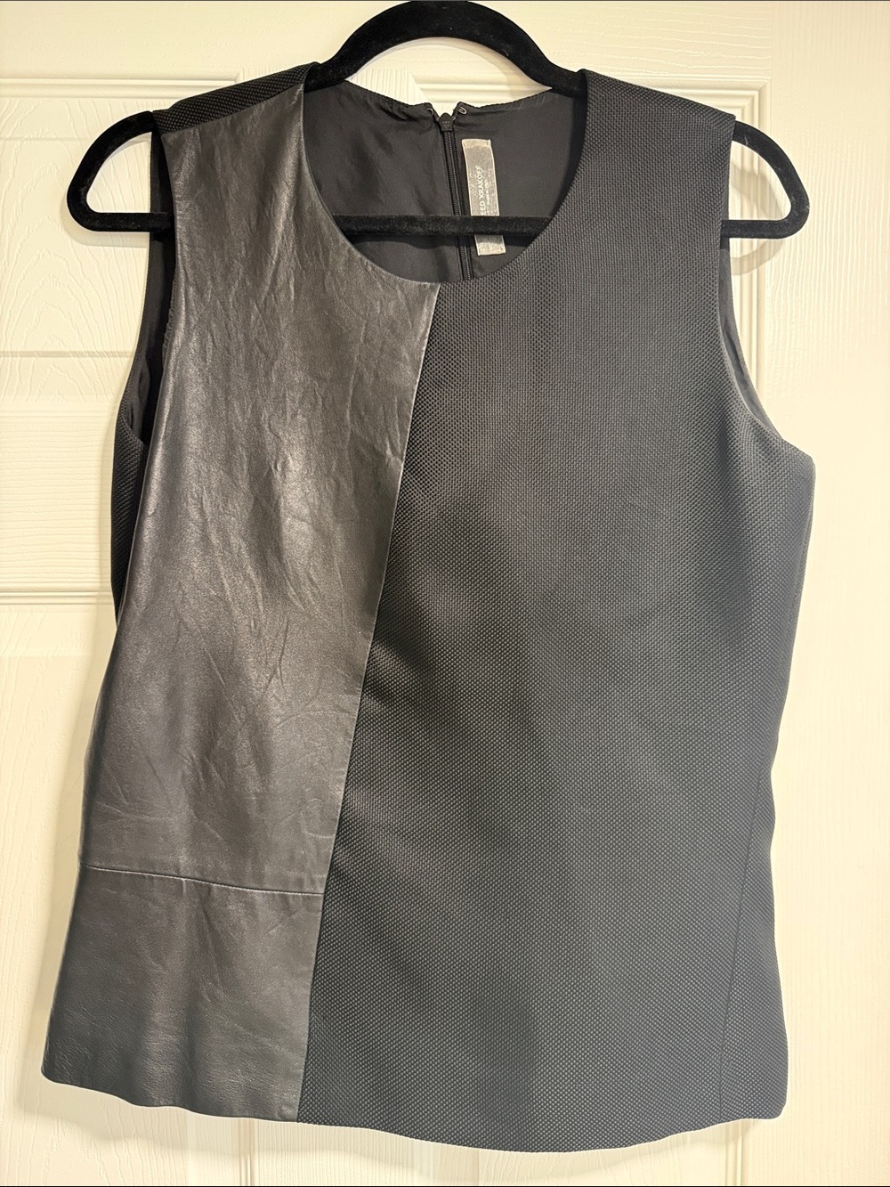 Reed Krakoff Leather Vest Top